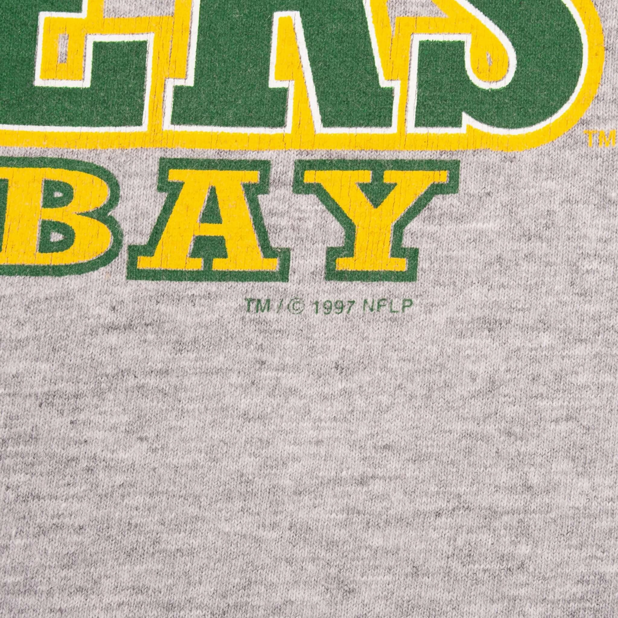 VINTAGE NFL GREEN BAY PACKERS SUPER BOWL CHAMPIONS XXXI 1997 TEE SHIRT SZE LARGE