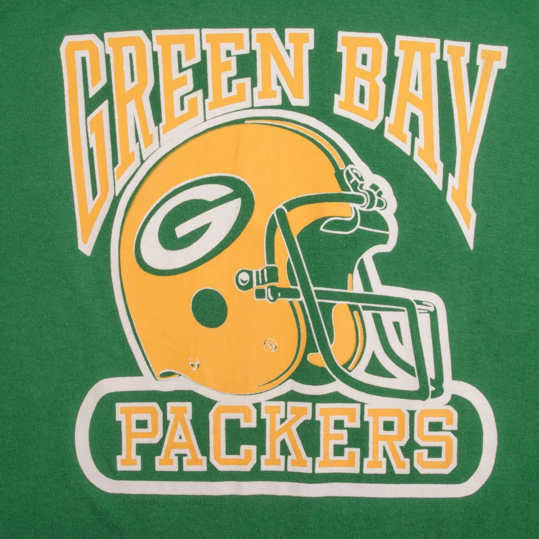 VINTAGE NFL GREEN BAY PACKERS TEE SHIRT 1980S LARGE MADE USA
