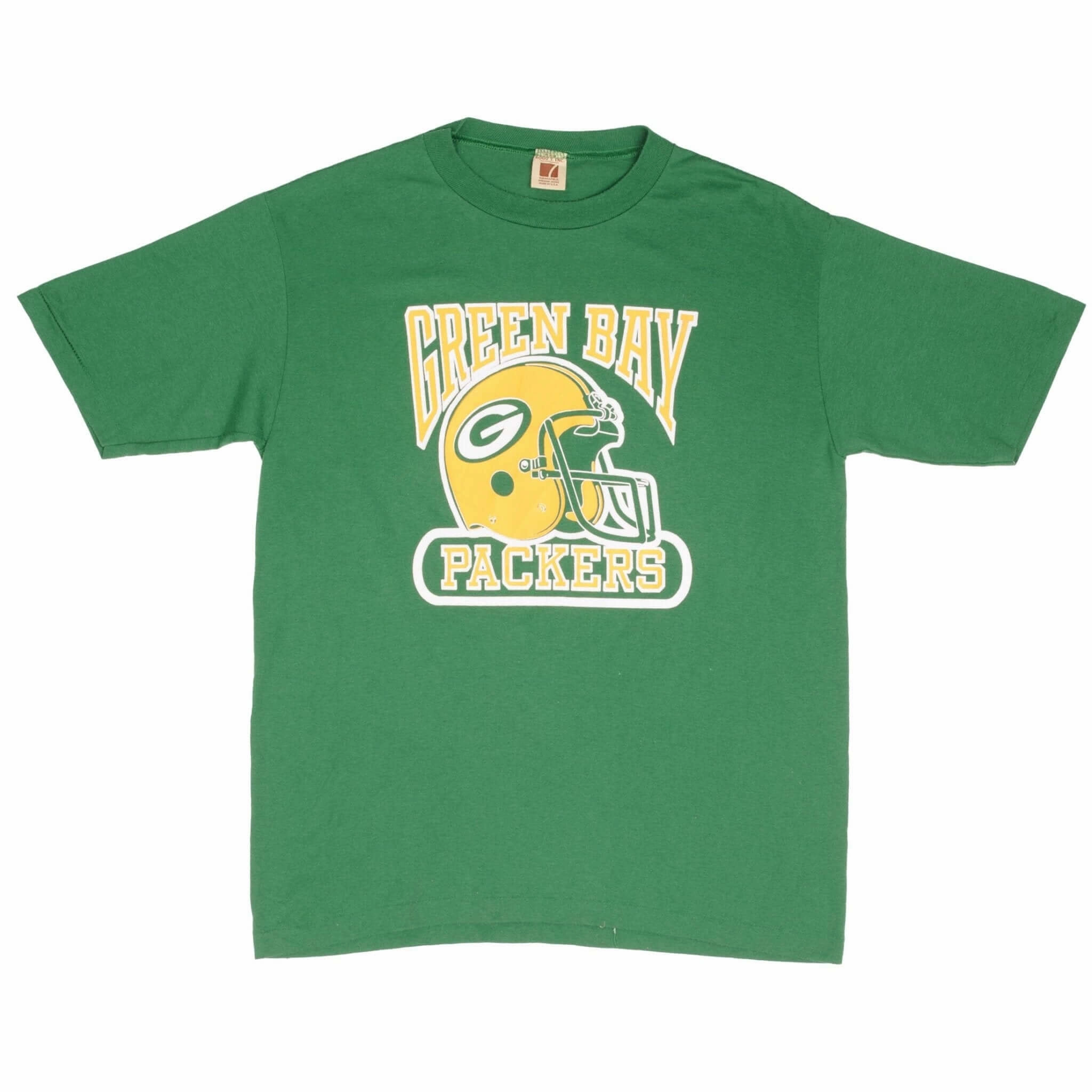 VINTAGE NFL GREEN BAY PACKERS TEE SHIRT 1980S LARGE MADE USA