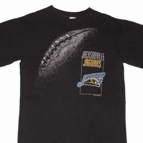 VINTAGE NFL JACKSONVILLE JAGUARS BANNED LOGO TEE SHIRT 1993 MEDIUM MADE IN USA