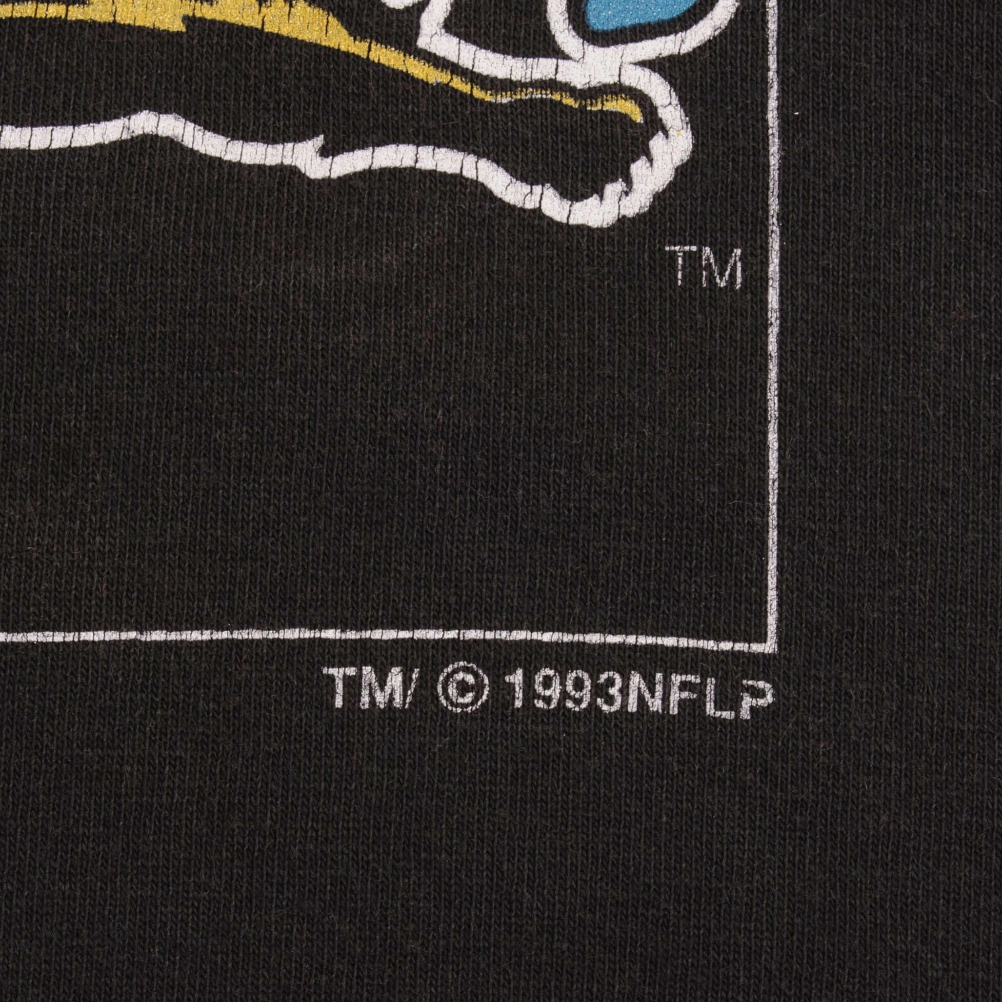 VINTAGE NFL JACKSONVILLE JAGUARS BANNED LOGO TEE SHIRT 1993 MEDIUM MADE IN USA