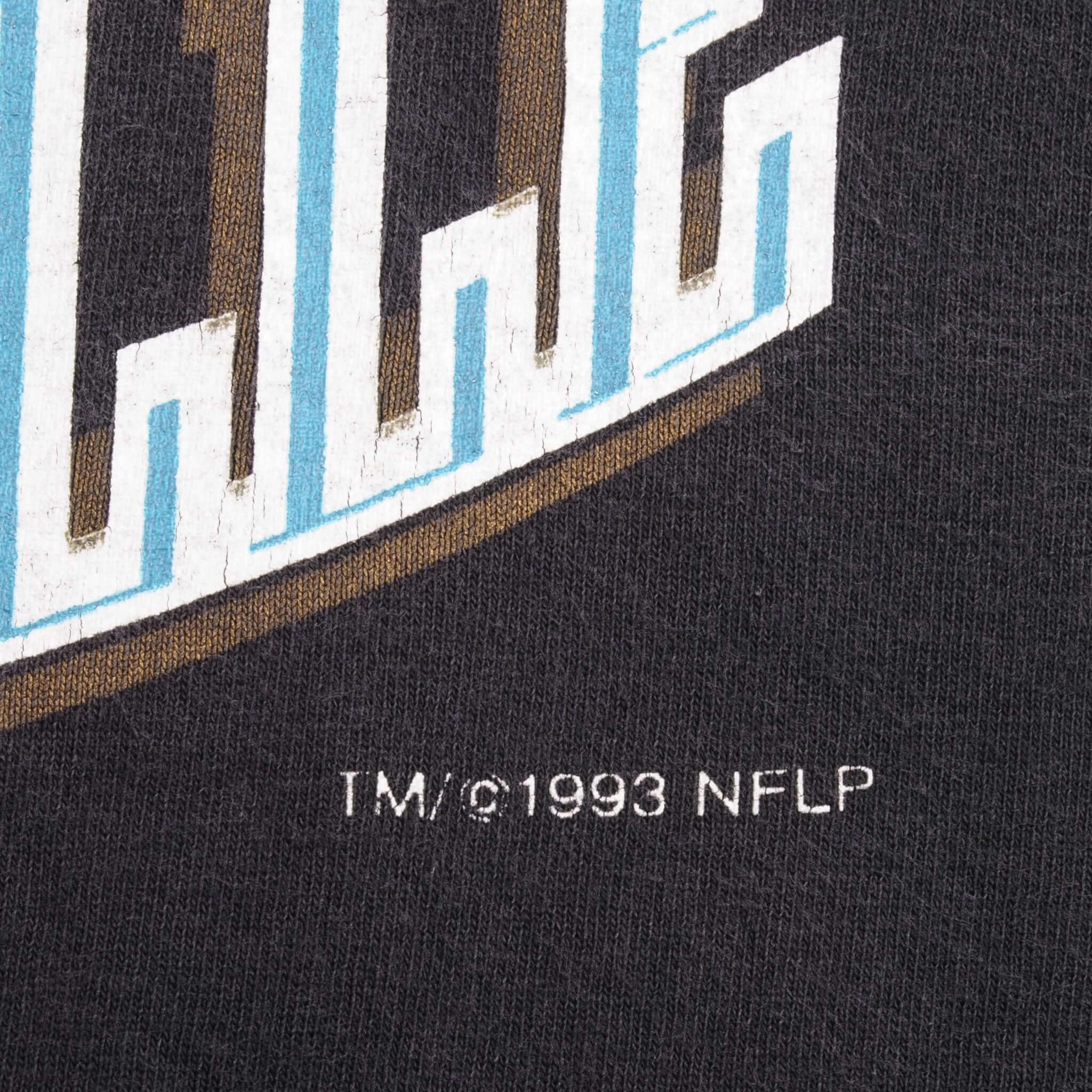 VINTAGE NFL JACKSONVILLE JAGUARS BANNED LOGO TEE SHIRT 1993 XL MADE IN USA