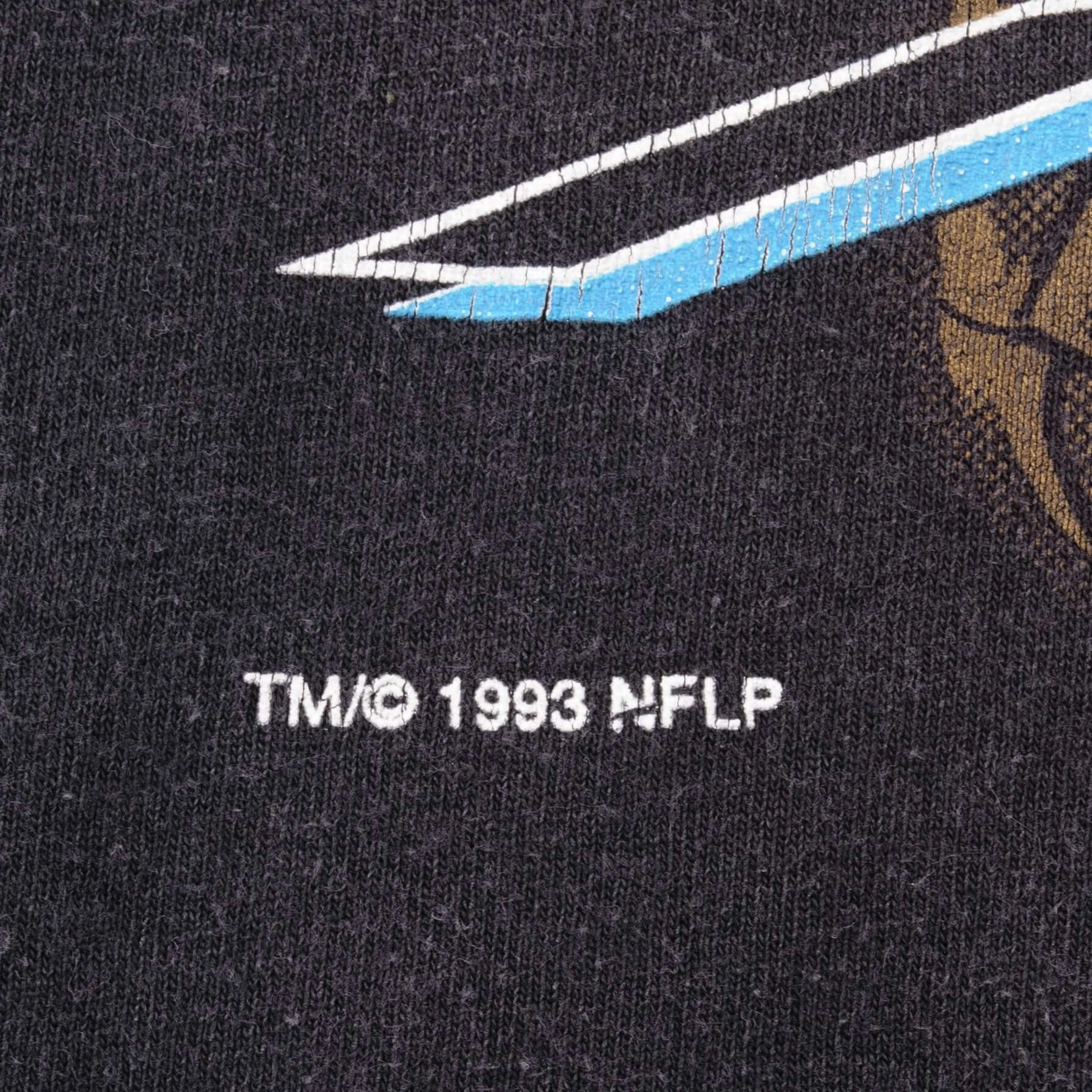VINTAGE NFL JACKSONVILLE JAGUARS BANNED LOGO TEE SHIRT 1993 XL MADE IN USA