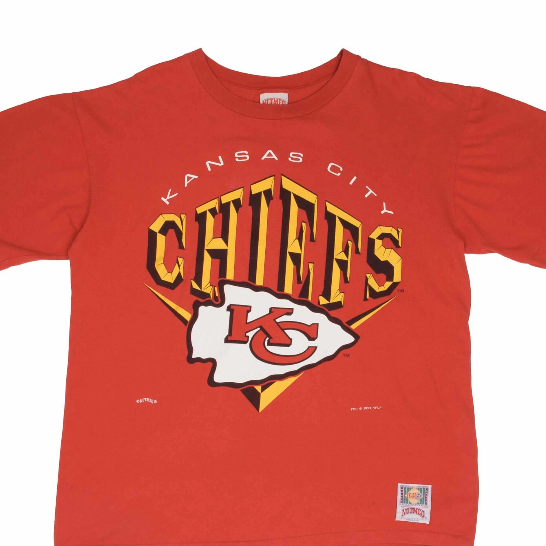 VINTAGE NFL KANSAS CITY CHIEFS 1994 TEE SHIRT SIZE XL MADE IN USA