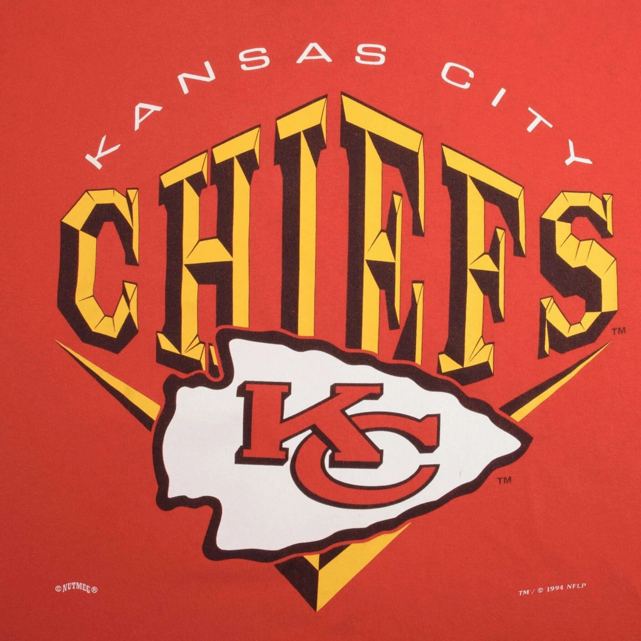 VINTAGE NFL KANSAS CITY CHIEFS 1994 TEE SHIRT SIZE XL MADE IN USA