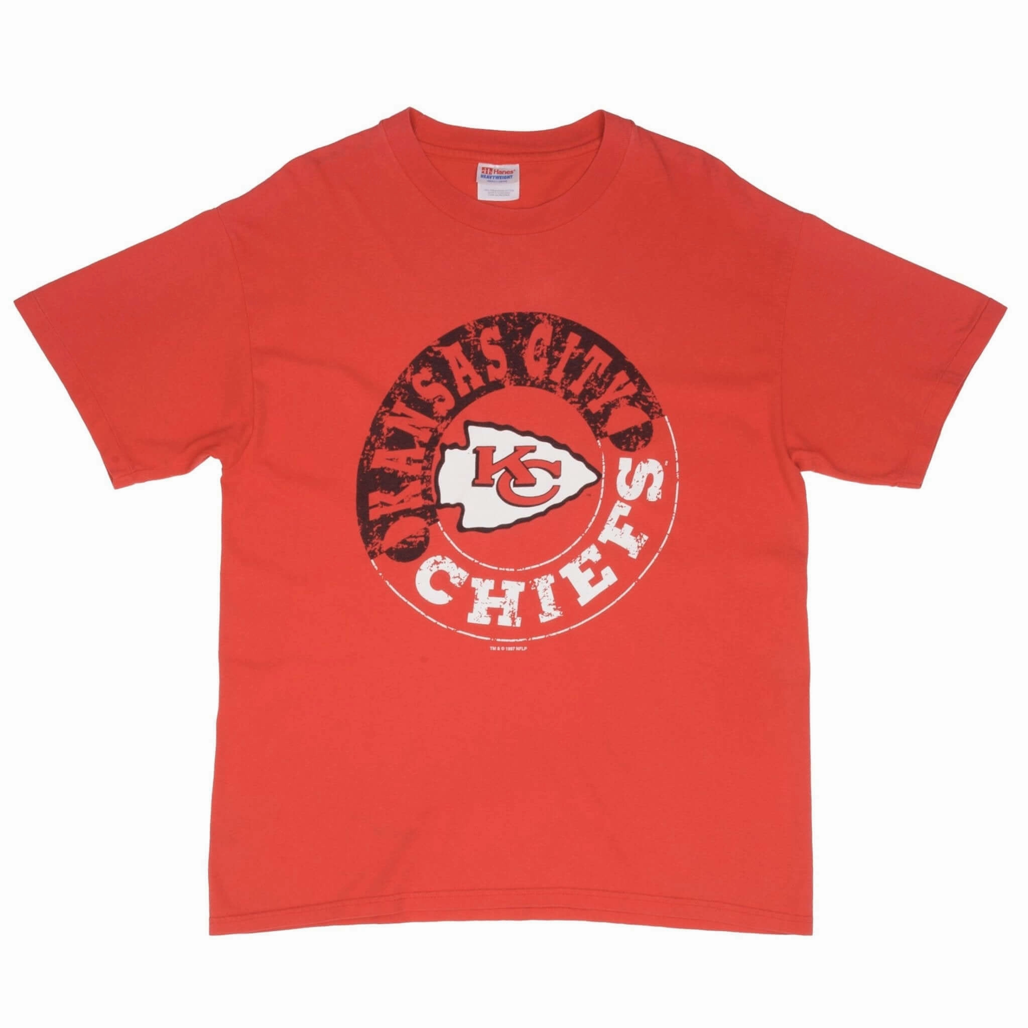 VINTAGE NFL KANSAS CITY CHIEFS 1997 TEE SHIRT SIZE LARGE