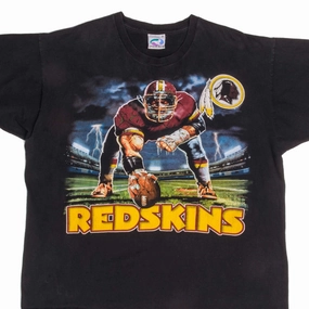 VINTAGE NFL LIQUID BLUE WASHINGTON REDSKINS TEE SHIRT SIZE XL