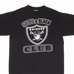 VINTAGE NFL LOS ANGELES RAIDERS MICKEY MOUSE F*CK HATERS TEE SHIRT 1990S SIZE XL