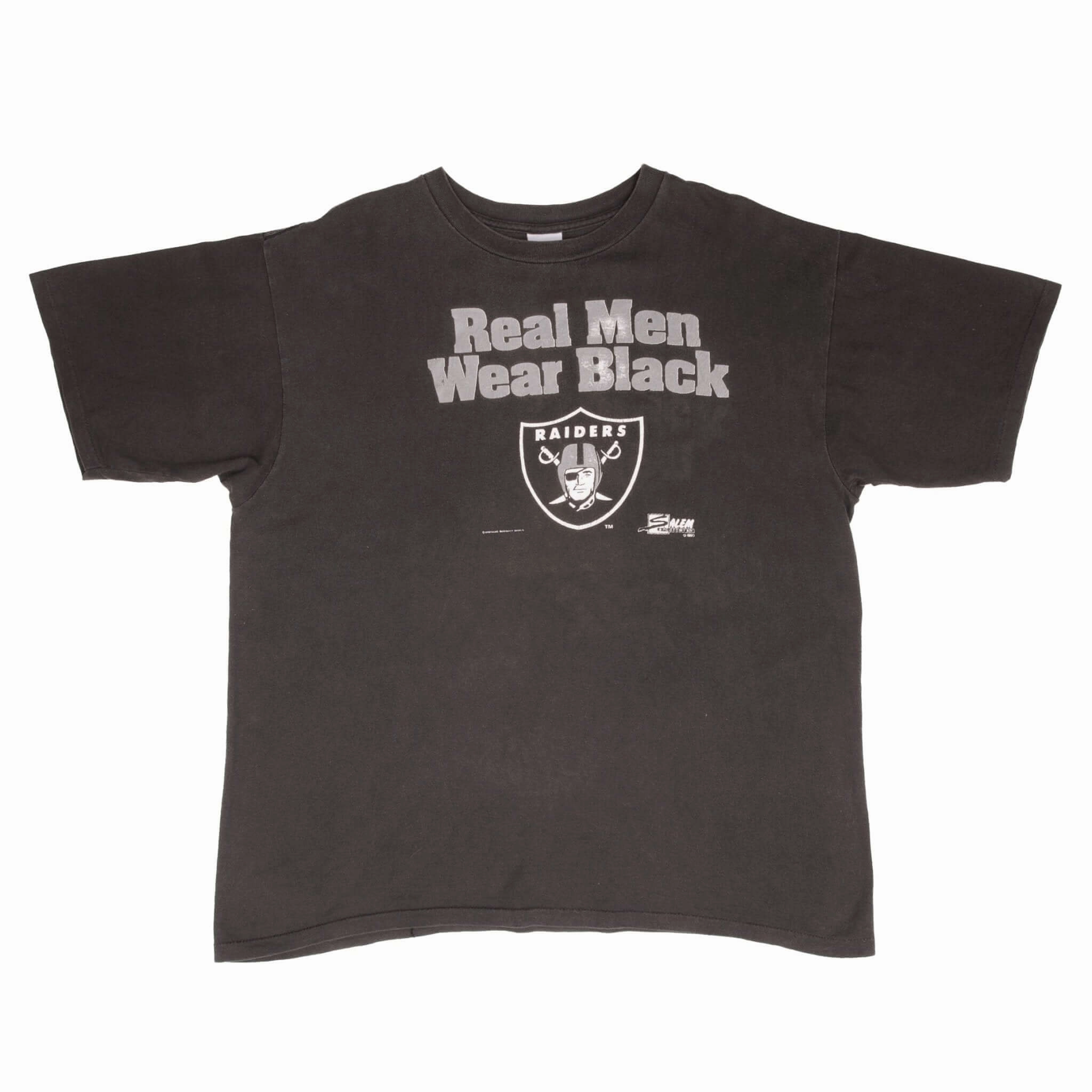 VINTAGE NFL LOS ANGELES RAIDERS TEE SHIRT 1990 SIZE XL MADE IN USA