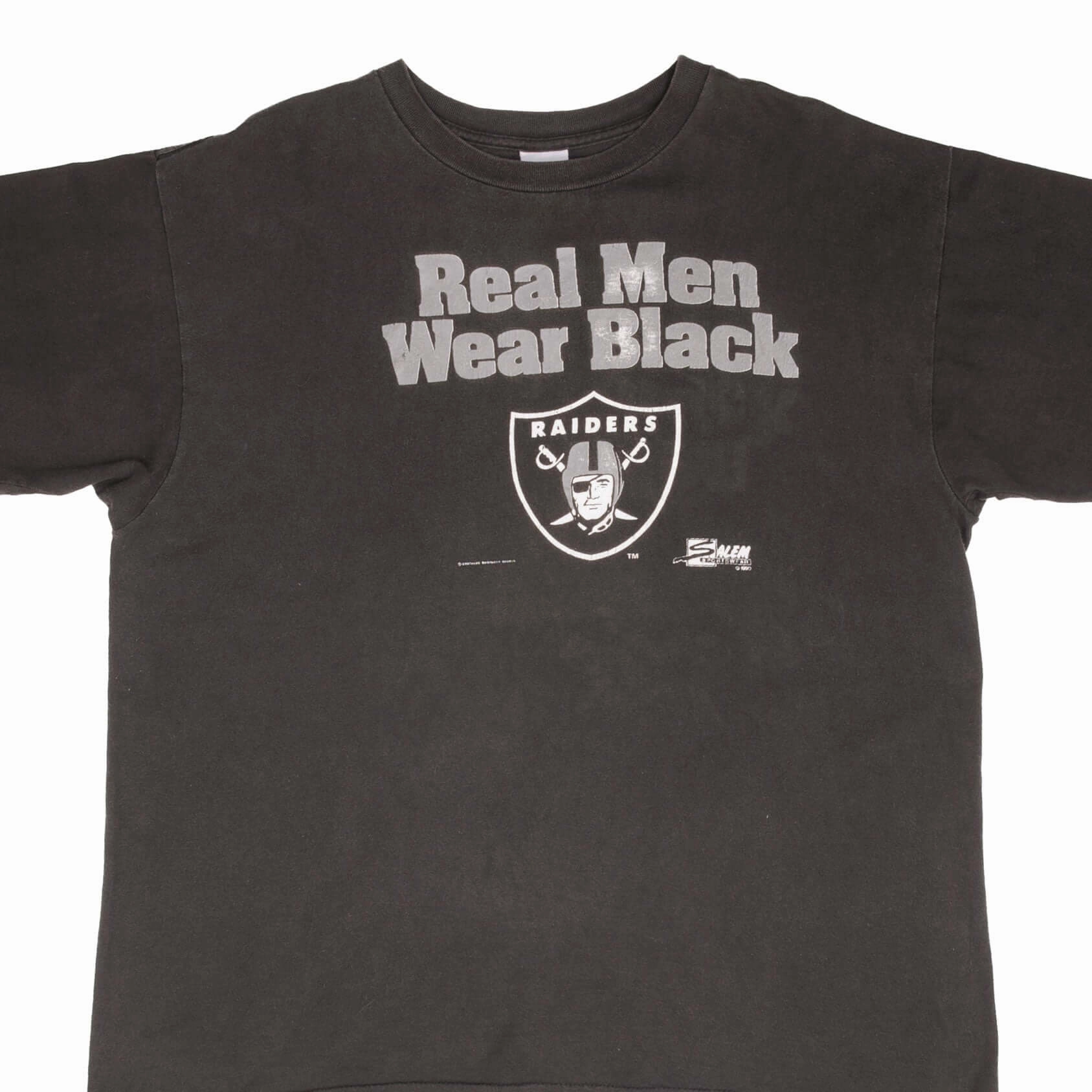 VINTAGE NFL LOS ANGELES RAIDERS TEE SHIRT 1990 SIZE XL MADE IN USA