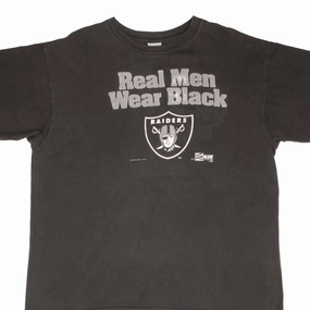 VINTAGE NFL LOS ANGELES RAIDERS TEE SHIRT 1990 SIZE XL MADE IN USA