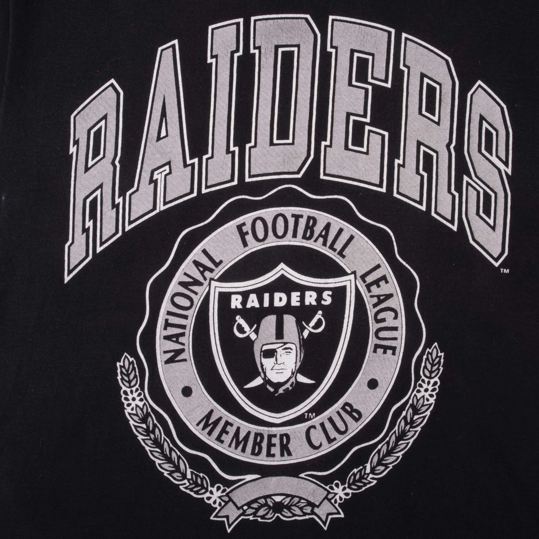 VINTAGE NFL LOS ANGELES RAIDERS TEE SHIRT 1990S SIZE LARGE MADE IN USA