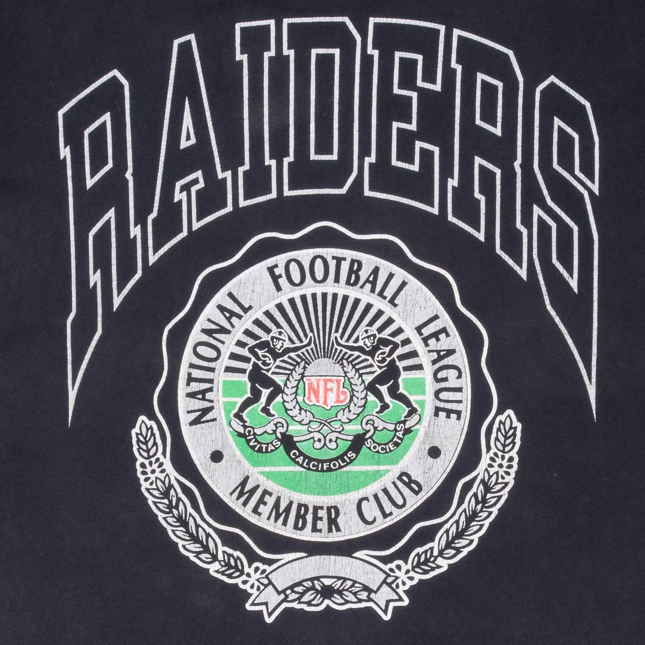 VINTAGE NFL LOS ANGELES RAIDERS TEE SHIRT 1990S XL MADE IN USA