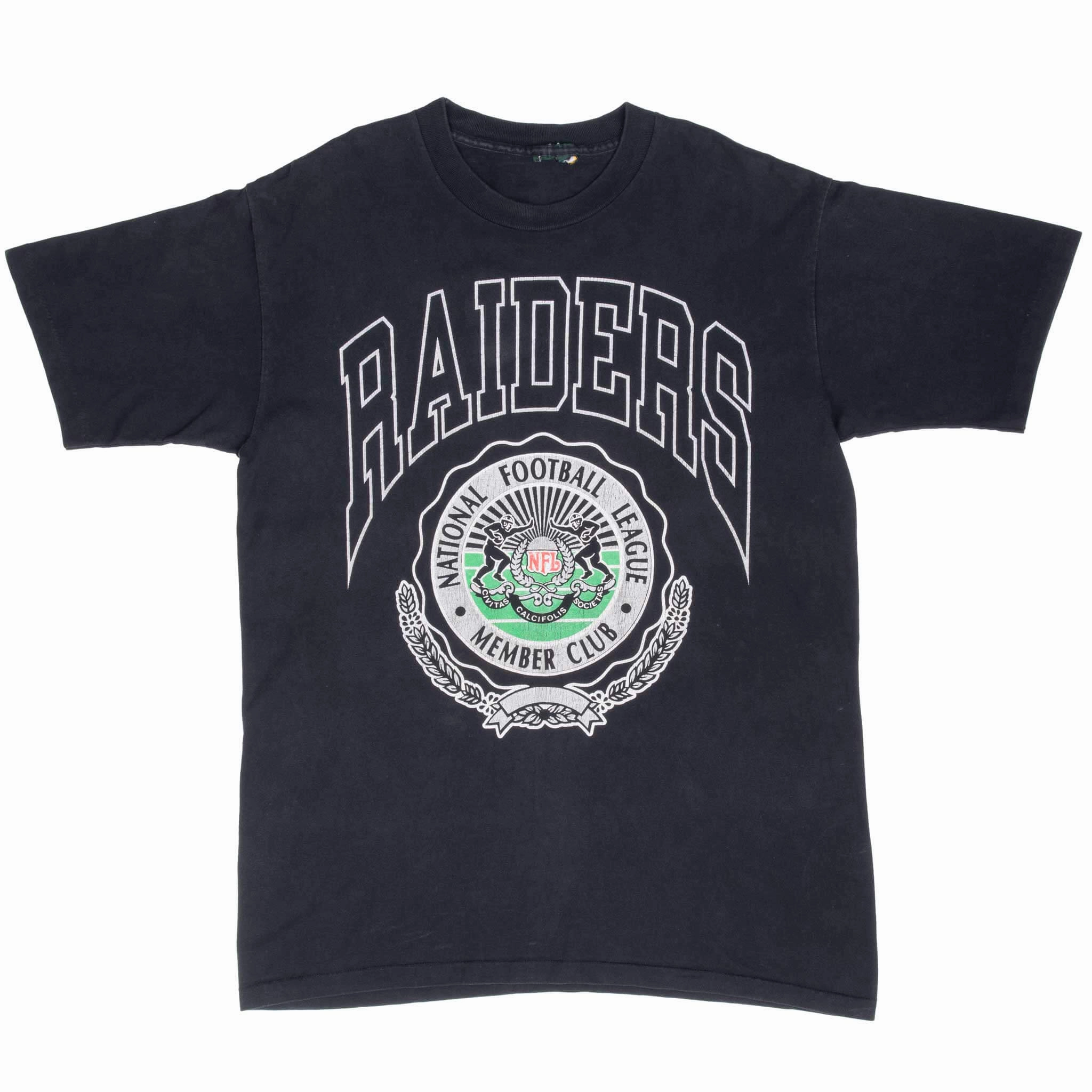 VINTAGE NFL LOS ANGELES RAIDERS TEE SHIRT 1990S XL MADE IN USA