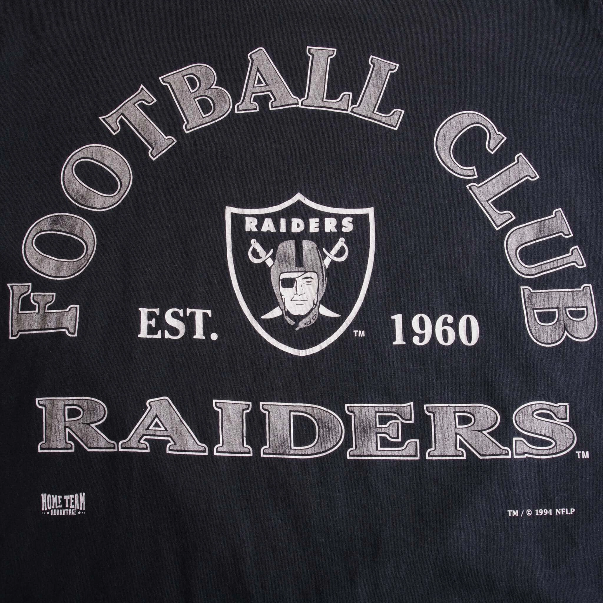 VINTAGE NFL LOS ANGELES RAIDERS TEE SHIRT 1994 SIZE MEDIUM MADE IN USA