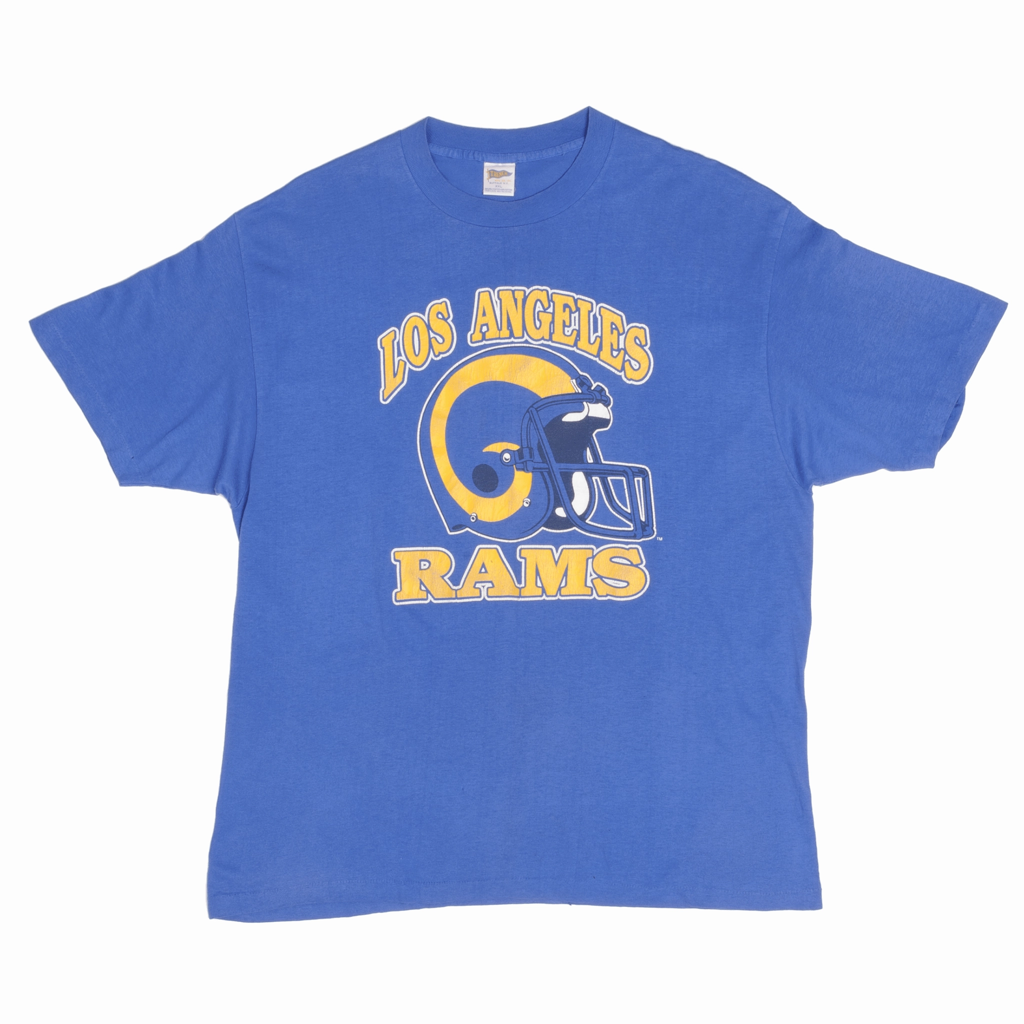 VINTAGE NFL LOS ANGELES RAMS TEE SHIRT 1980S SIZE LARGE MADE IN USA