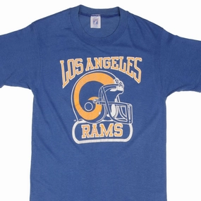 VINTAGE NFL LOS ANGELES RAMS TEE SHIRT 1980S SIZE SMALL MADE IN USA