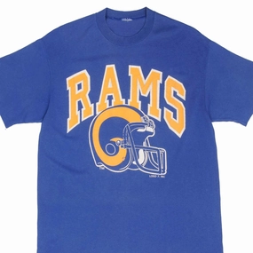 VINTAGE NFL LOS ANGELES RAMS TEE SHIRT EARLY 1990S SIZE LARGE