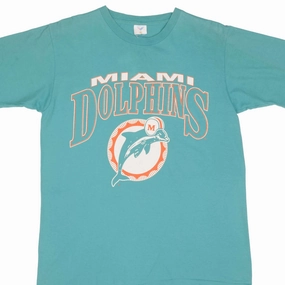 VINTAGE NFL MIAMI DOLPHINS 1990S TEE SHIRT SIZE LARGE MADE IN USA