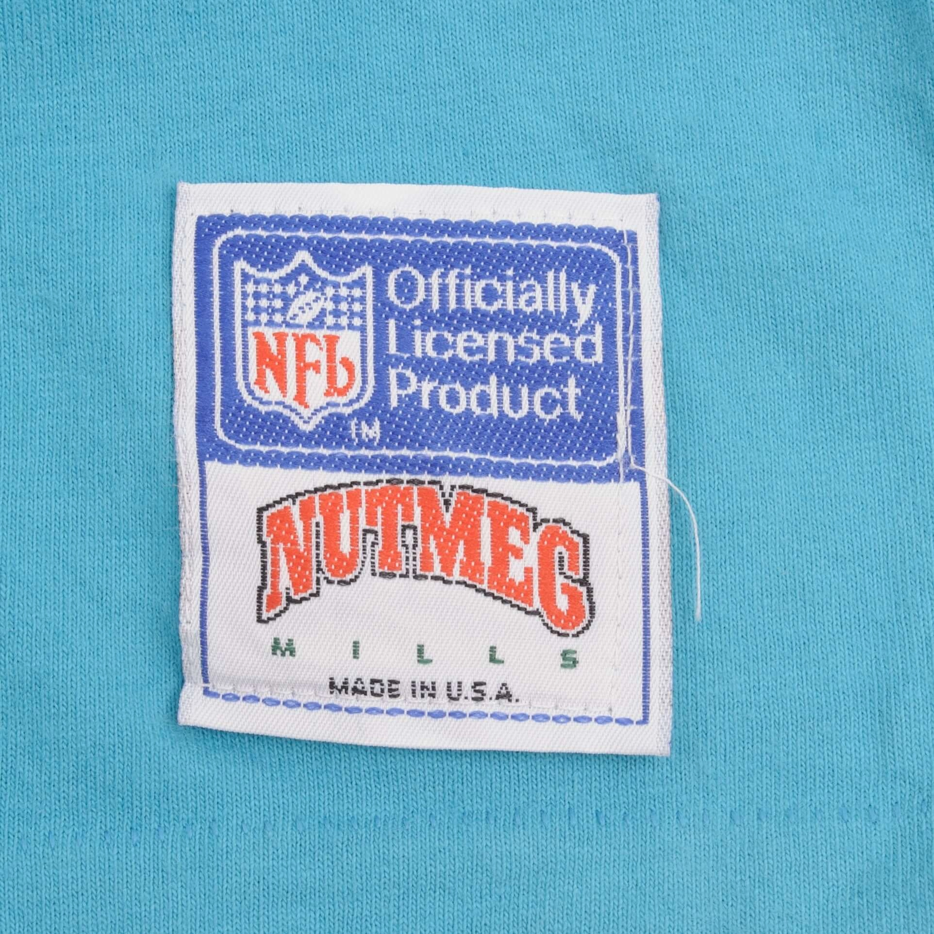 VINTAGE NFL MIAMI DOLPHINS 1990S TEE SHIRT SIZE LARGE MADE IN USA