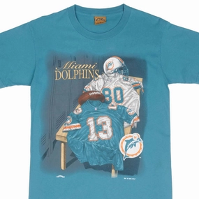 VINTAGE NFL MIAMI DOLPHINS 1995 TEE SHIRT SIZE MEDIUM MADE IN USA