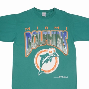 VINTAGE NFL MIAMI DOLPHINS 1995 TEE SHIRT SIZE XL MADE IN USA