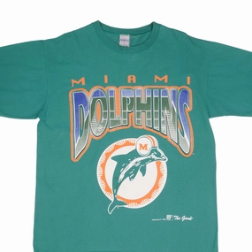 VINTAGE NFL MIAMI DOLPHINS 1995 TEE SHIRT SIZE XL MADE IN USA