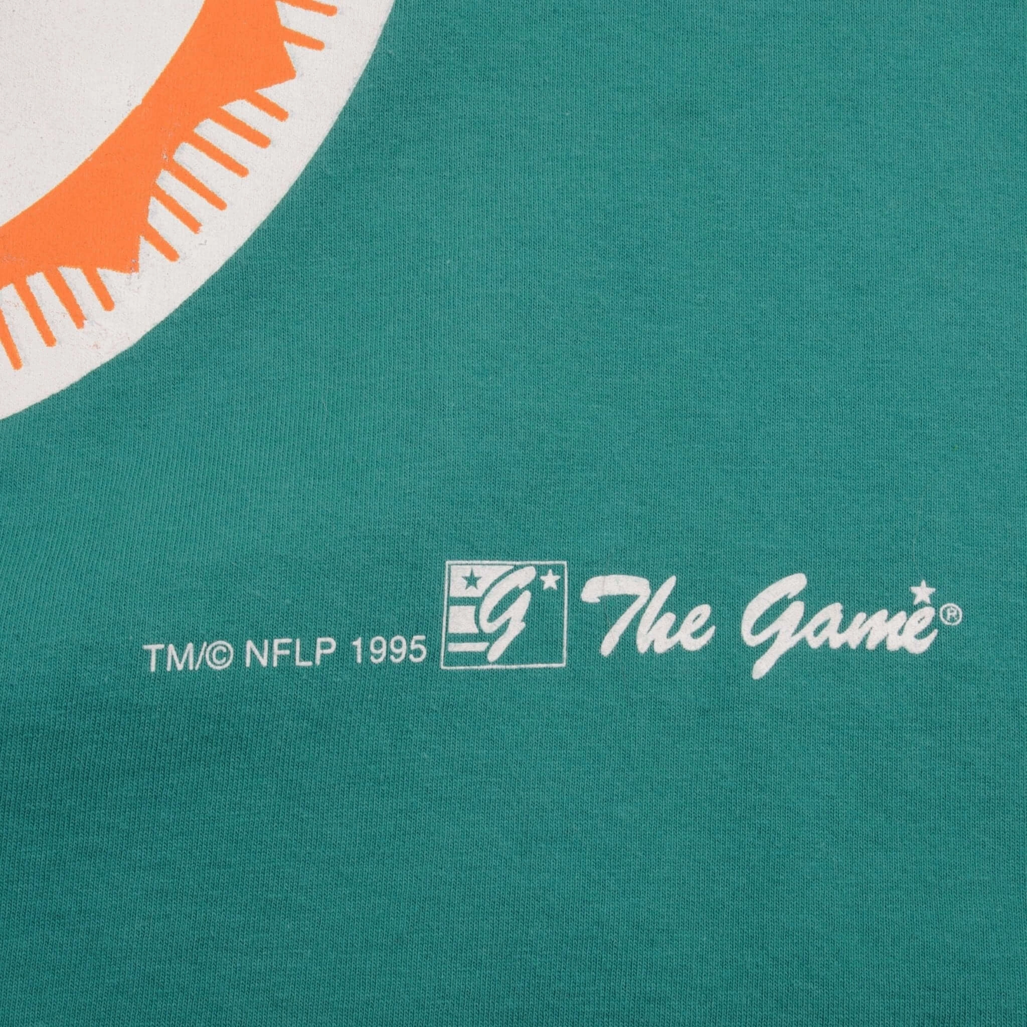 VINTAGE NFL MIAMI DOLPHINS 1995 TEE SHIRT SIZE XL MADE IN USA