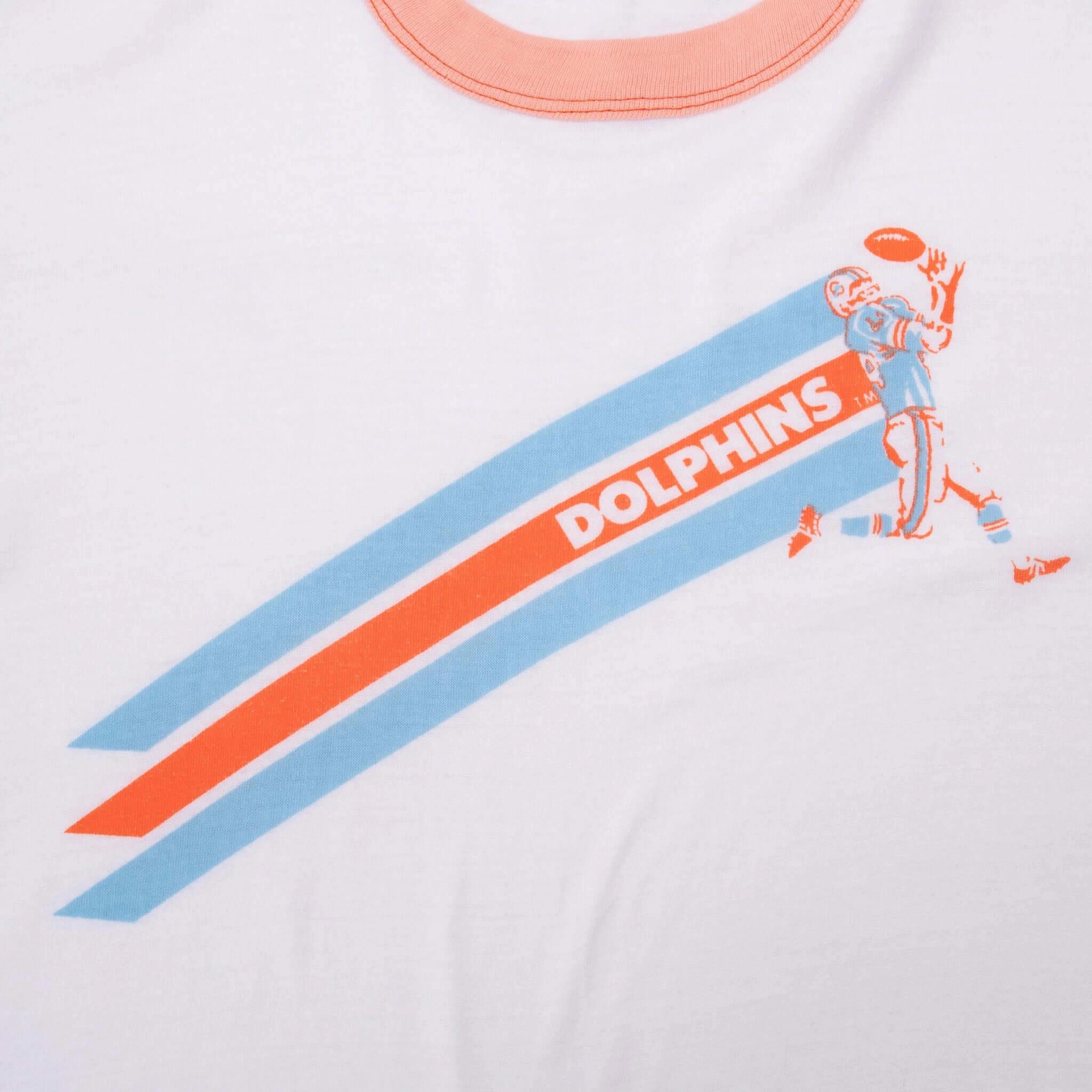 VINTAGE NFL MIAMI DOLPHINS CHAMPION TEE SHIRT 1970S SMALL MADE USA