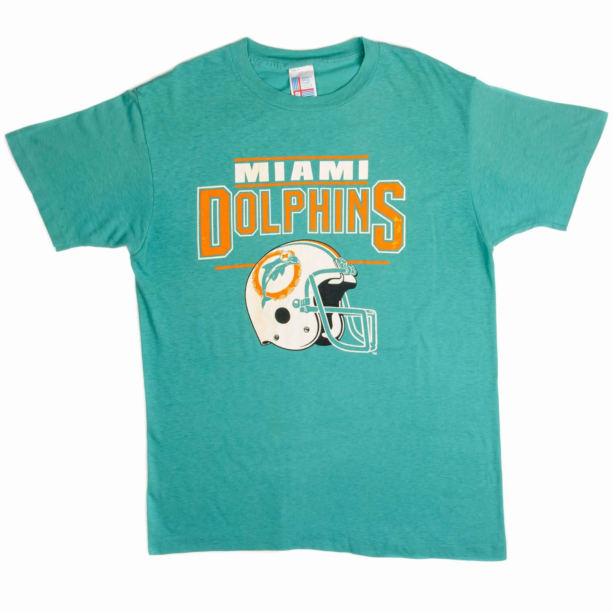 VINTAGE NFL MIAMI DOLPHINS TEE SHIRT SIZE MEDIUM MADE IN USA