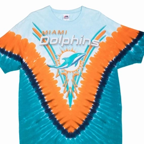 VINTAGE NFL MIAMI DOLPHINS TIE DYE TEE SHIRT XL 2000S