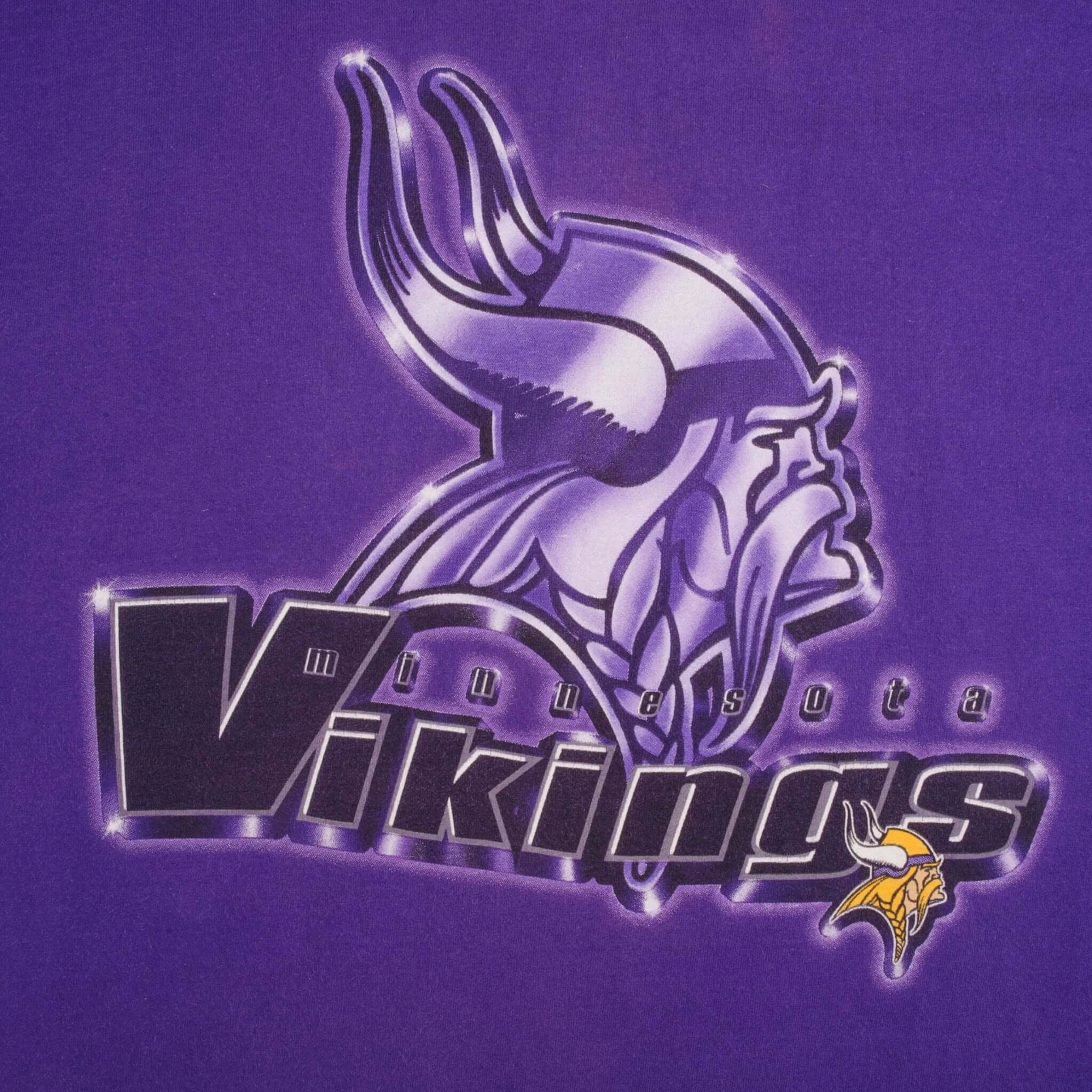 VINTAGE NFL MINNESOTA VIKINGS 1990S TEE SHIRT SIZE 2XL