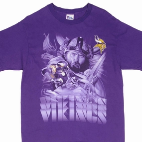 VINTAGE NFL MINNESOTA VIKINGS 1990S TEE SHIRT SIZE LARGE MADE IN USA