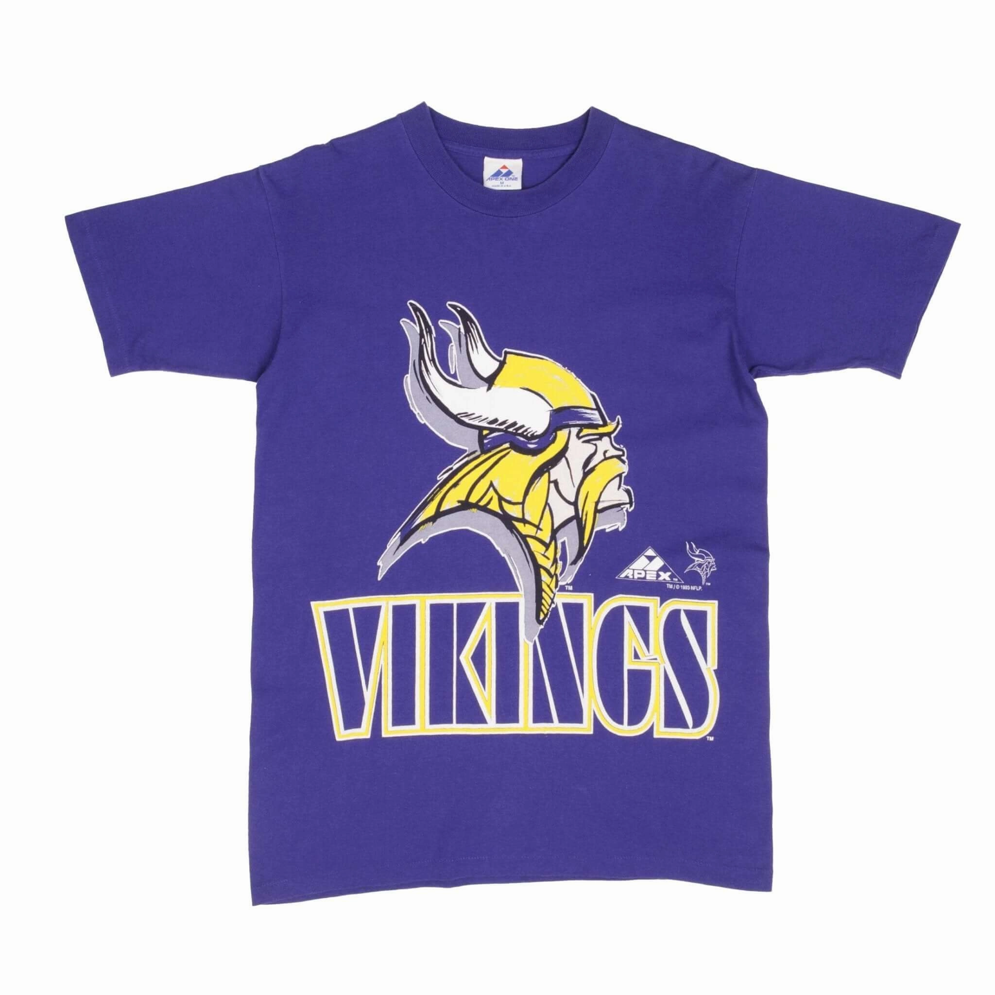 VINTAGE NFL MINNESOTA VIKINGS 1993 TEE SHIRT SIZE MEDIUM MADE IN USA