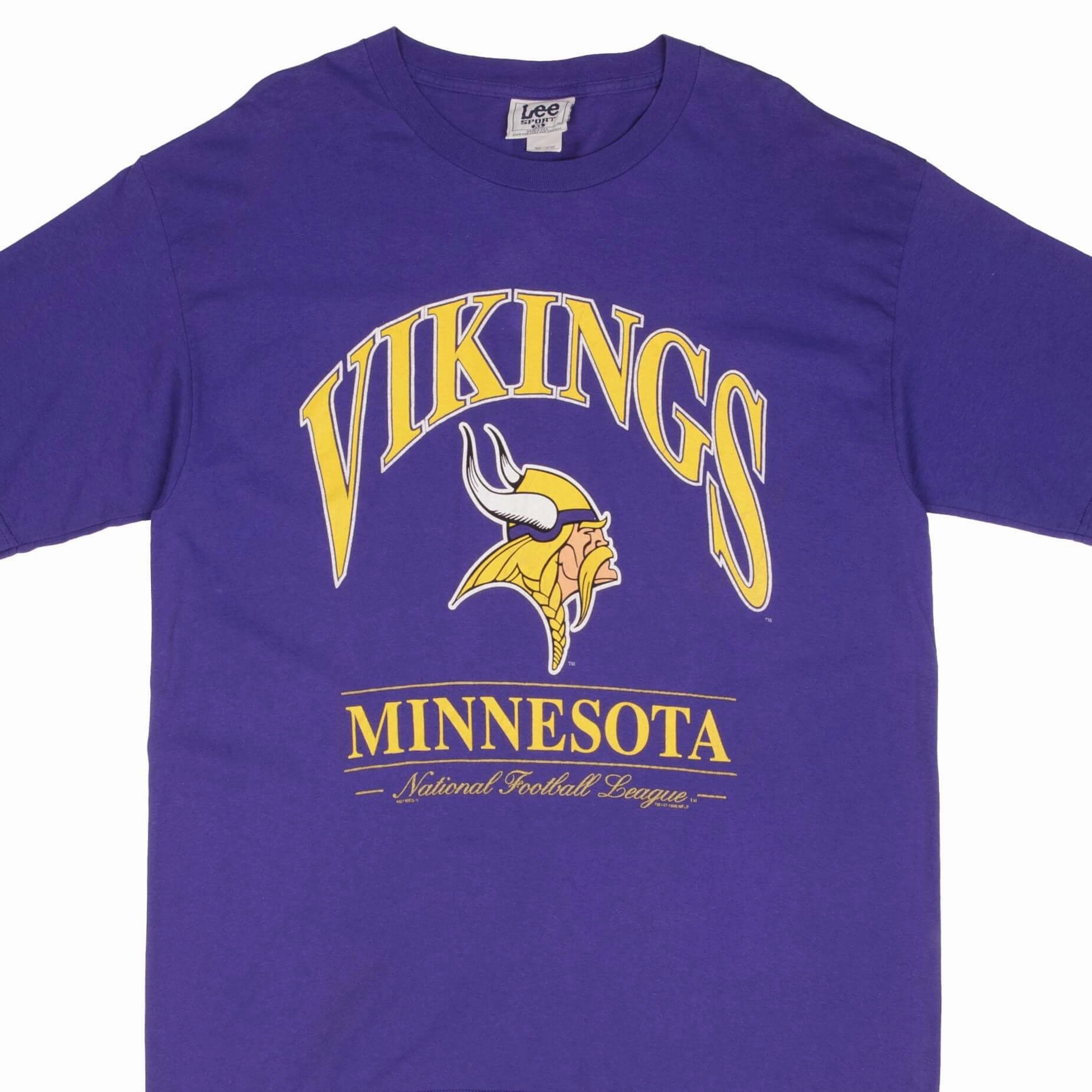 VINTAGE NFL MINNESOTA VIKINGS 1996 TEE SHIRT SIZE XL MADE IN USA