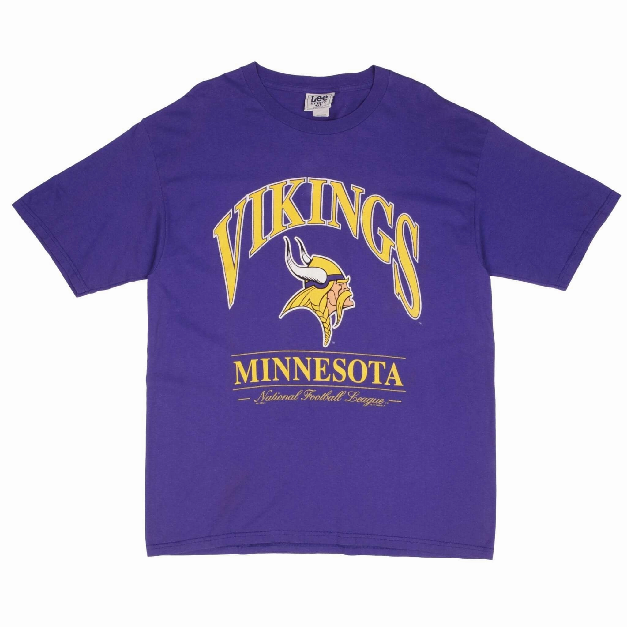 VINTAGE NFL MINNESOTA VIKINGS 1996 TEE SHIRT SIZE XL MADE IN USA