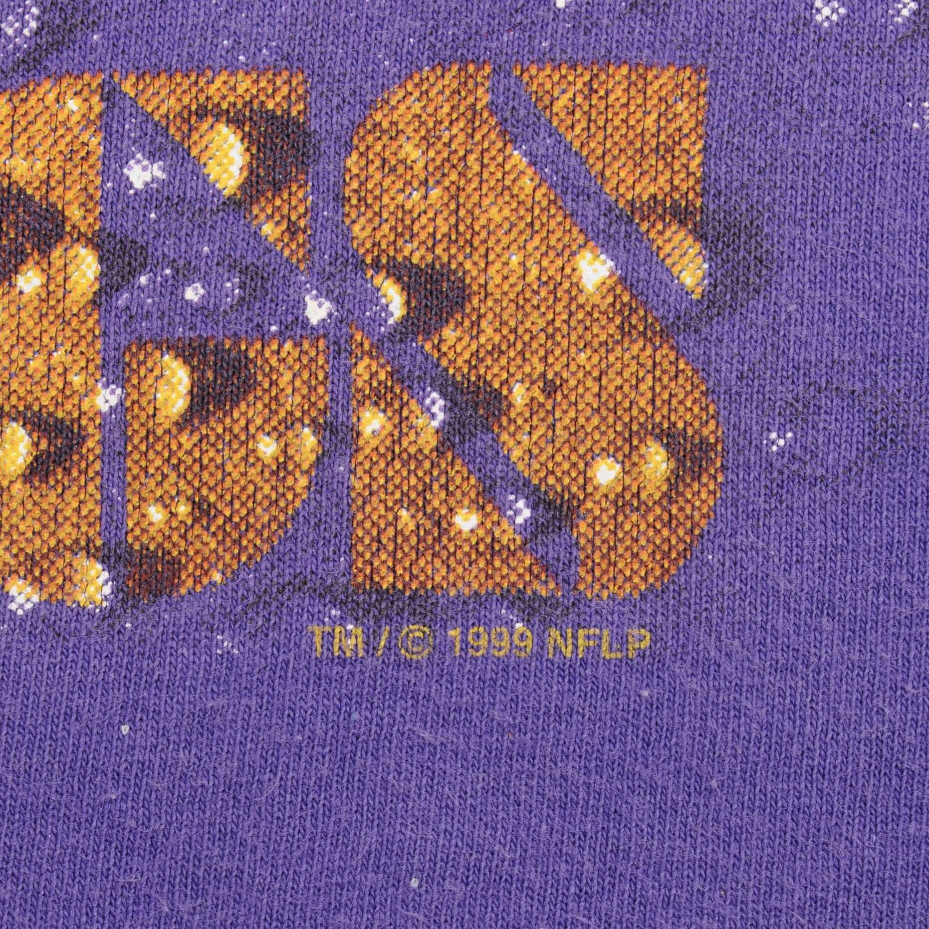 VINTAGE NFL MINNESOTA VIKINGS 1999 TEE SHIRT SIZE LARGE MADE IN USA