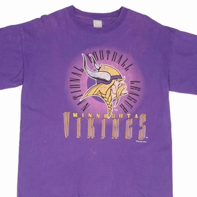 VINTAGE NFL MINNESOTA VIKINGS 1999 TEE SHIRT SIZE LARGE MADE IN USA