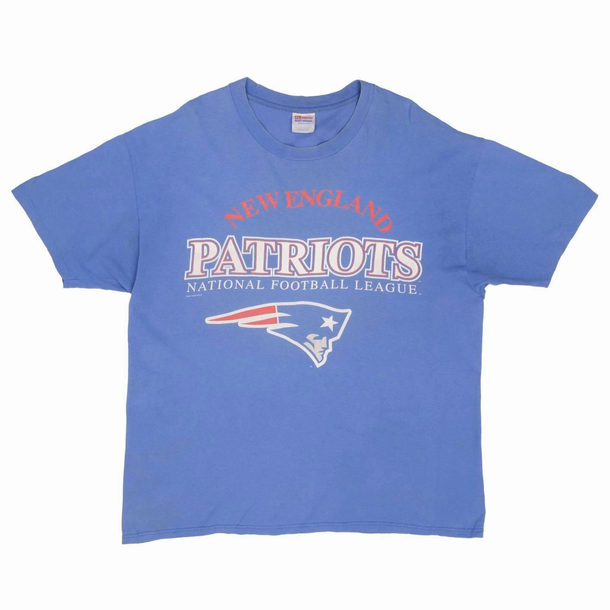 VINTAGE NFL NEW ENGLAND PATRIOTS TEE SHIRT 1996 SIZE XL MADE IN USA