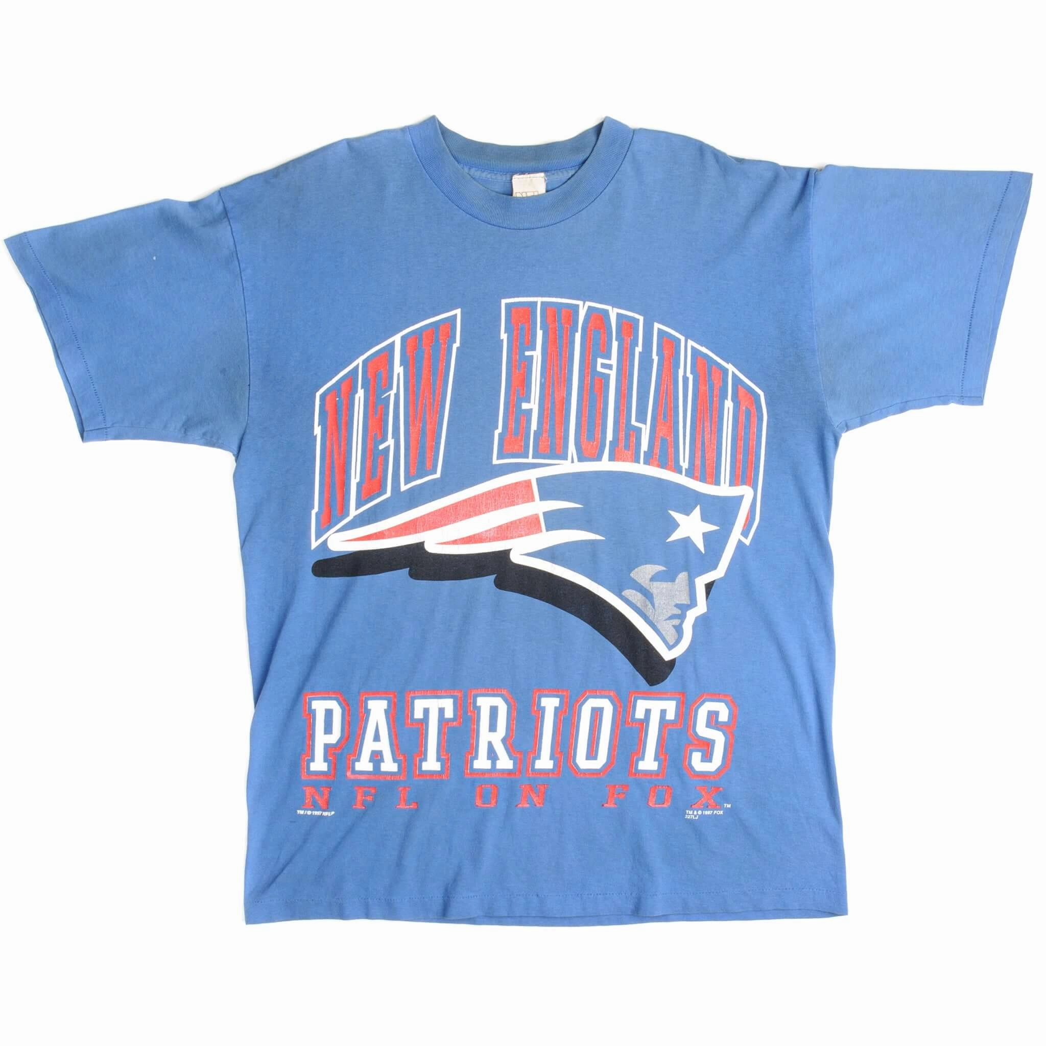 VINTAGE NFL NEW ENGLAND PATRIOTS TEE SHIRT 1997 SIZE LARGE MADE IN USA