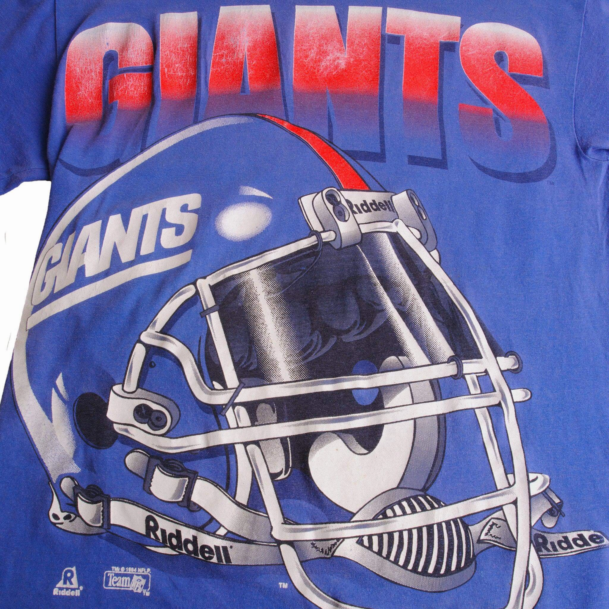 VINTAGE NFL NY GIANTS TEE SHIRT 1991 SIZE MEDIUM MADE IN USA