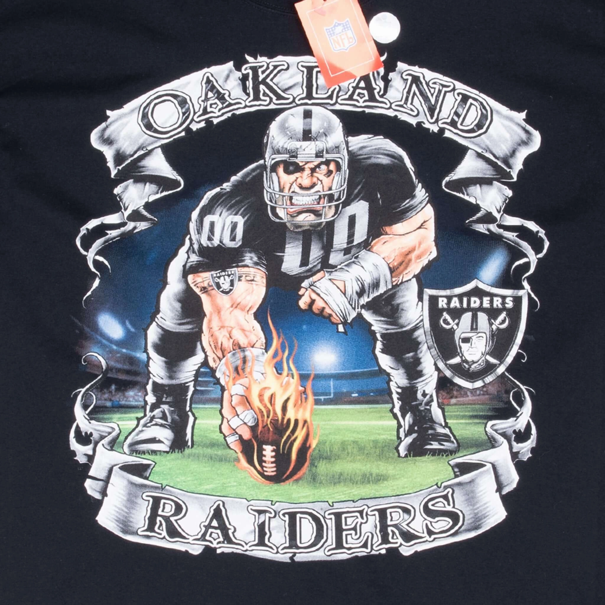 VINTAGE NFL OAKLAND RAIDERS 2000S TEE SHIRT XL DEADSTOCK