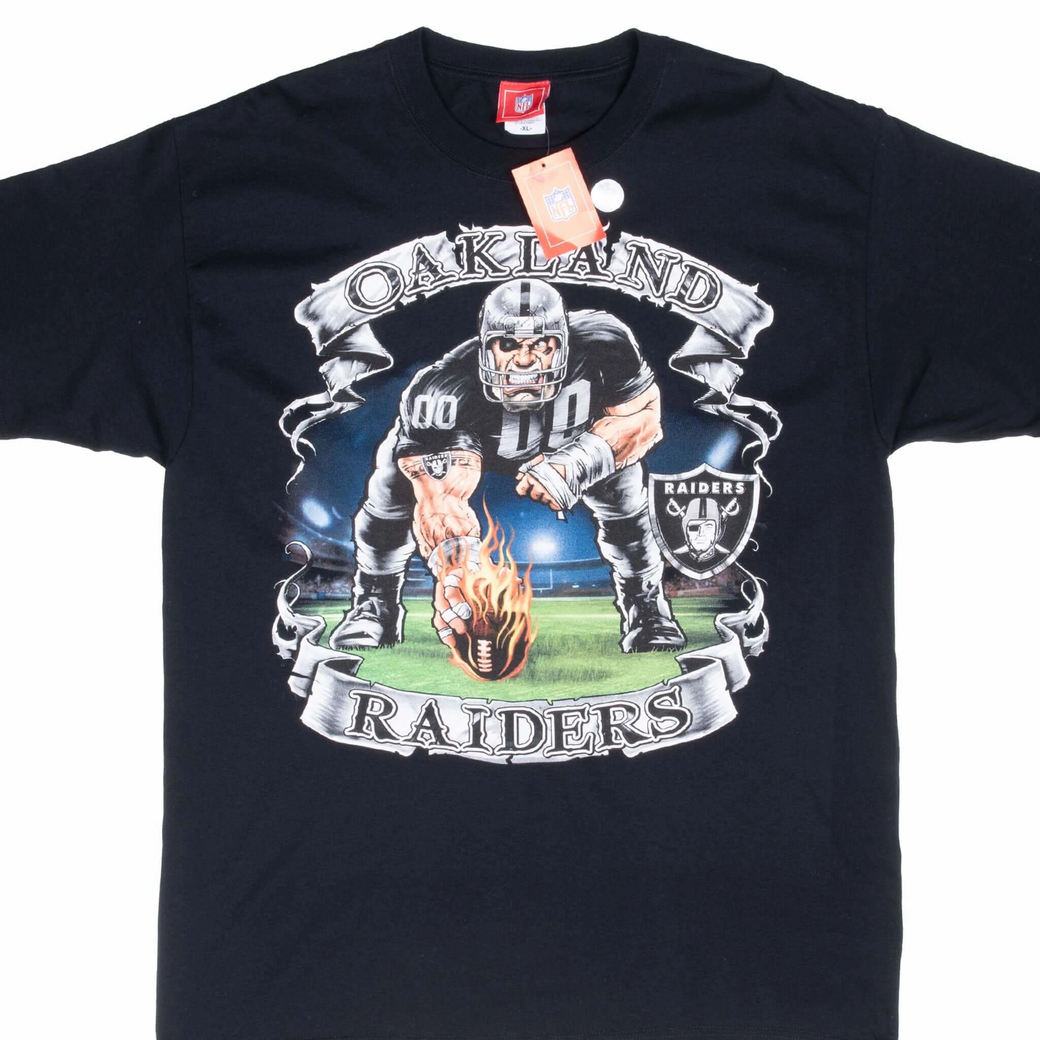 VINTAGE NFL OAKLAND RAIDERS 2000S TEE SHIRT XL DEADSTOCK