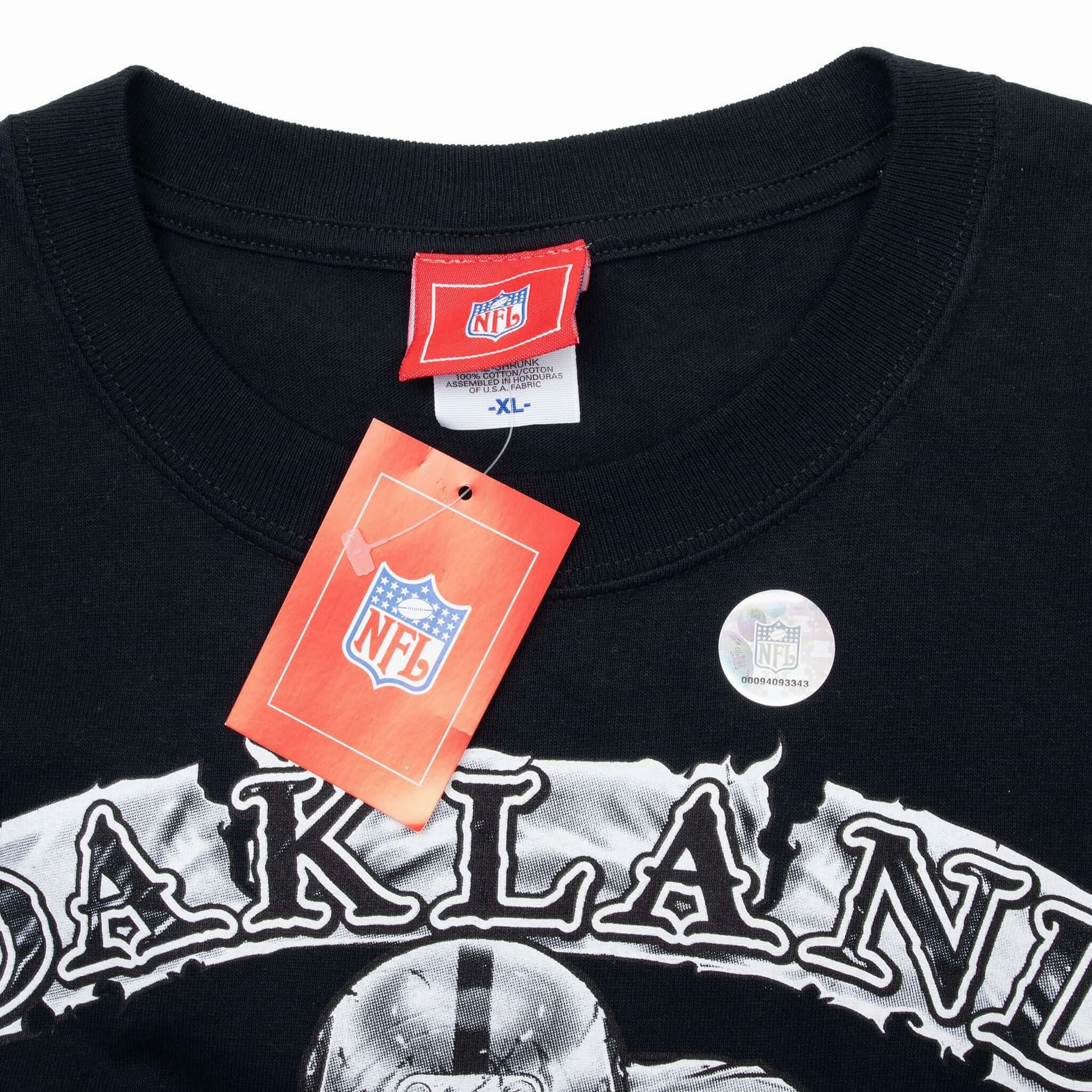 VINTAGE NFL OAKLAND RAIDERS 2000S TEE SHIRT XL DEADSTOCK