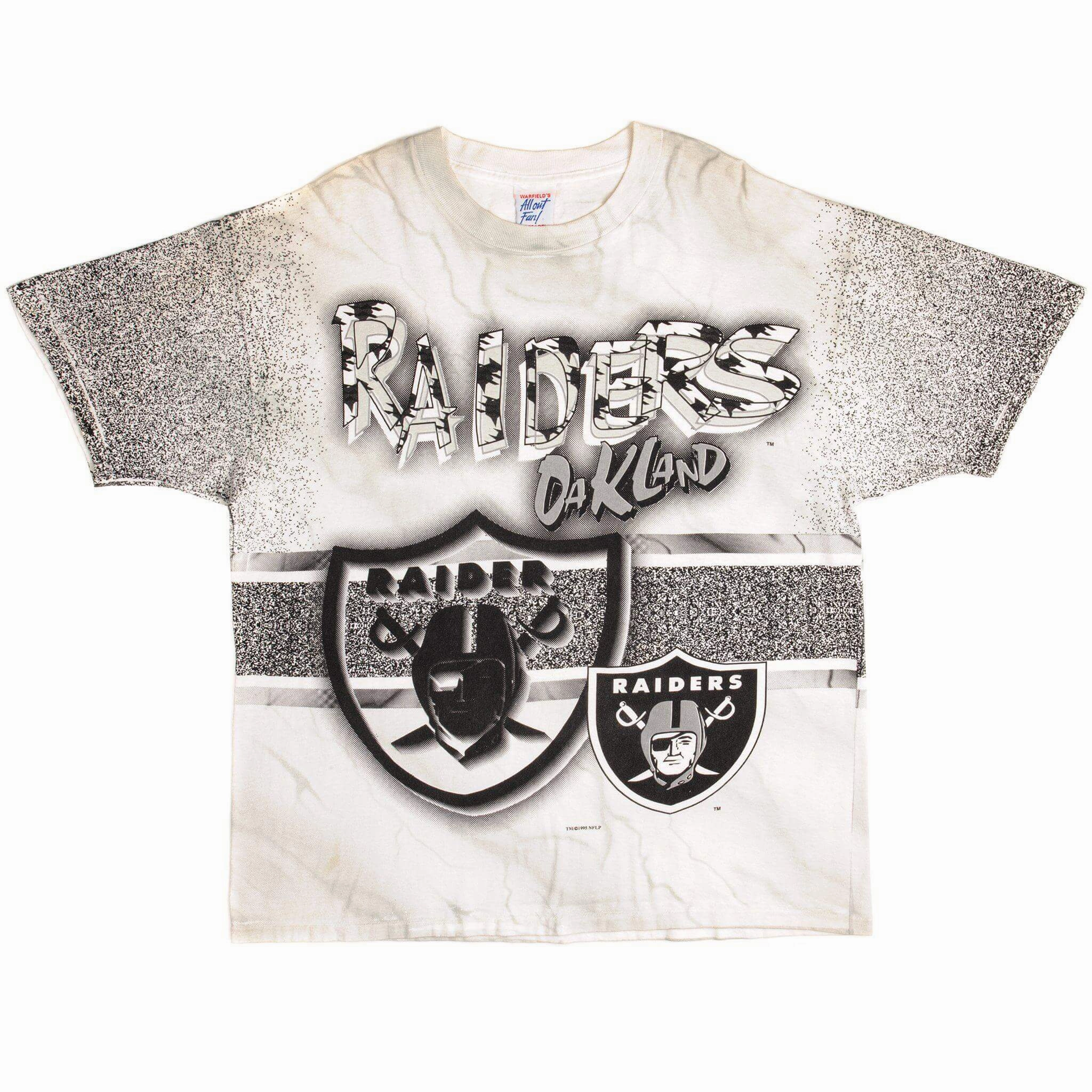 VINTAGE NFL OAKLAND RAIDERS TEE SHIRT 1995 SIZE XL