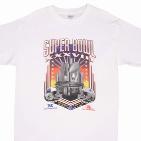 VINTAGE NFL PATRIOTS VS PANTHERS SUPER BOWL XXXVIII TEE SHIRT 2004 SIZE LARGE