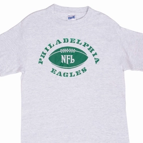 VINTAGE NFL PHILADELPHIA EAGLES 1980S TEE SHIRT LARGE MADE IN USA