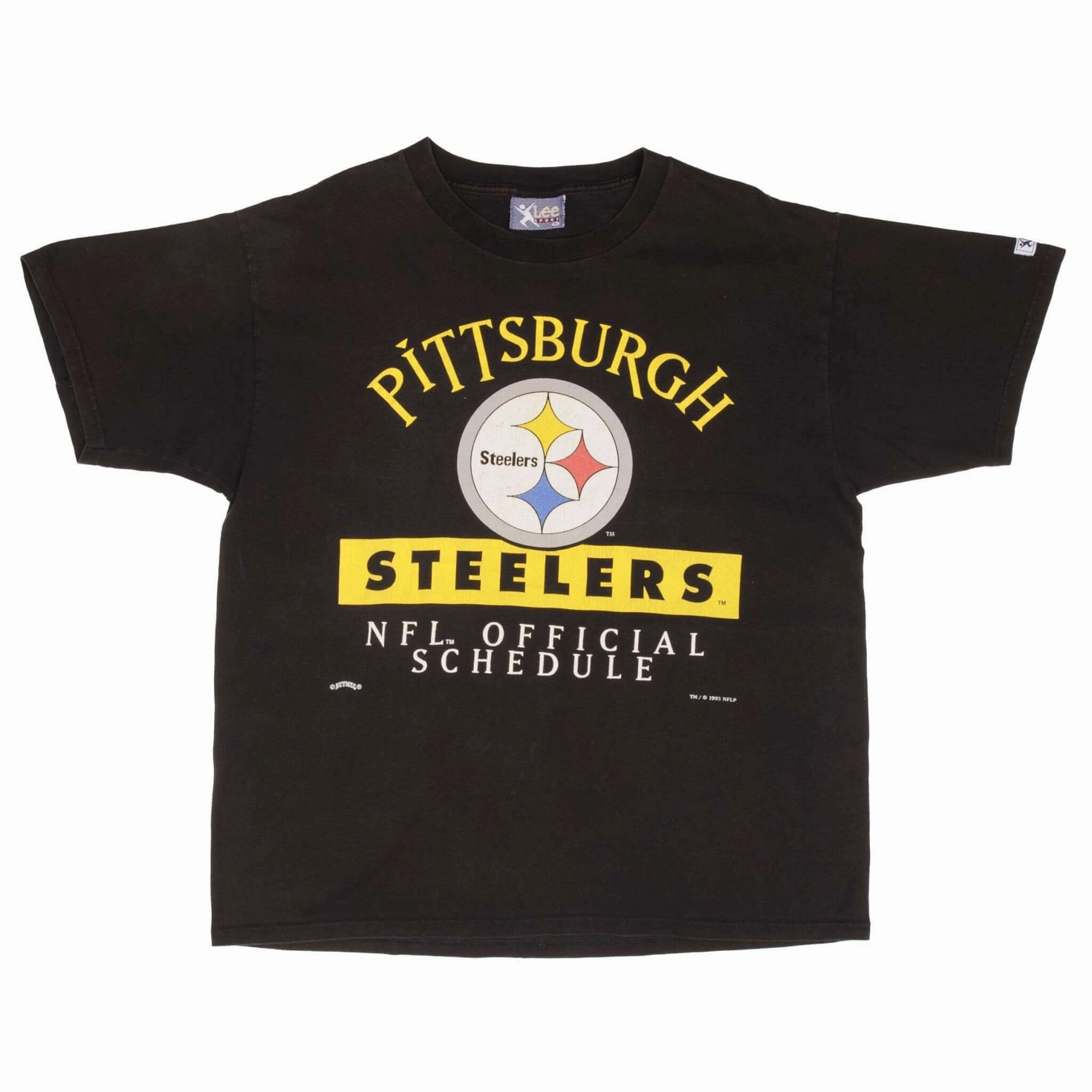 VINTAGE NFL PITTSBURGH STEELERS TEE SHIRT 1993 SIZE XL MADE IN USA