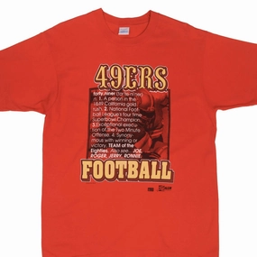 VINTAGE NFL SAN FRANCISCO 49ERS 1987 TEE SHIRT SIZE LARGE MADE IN USA