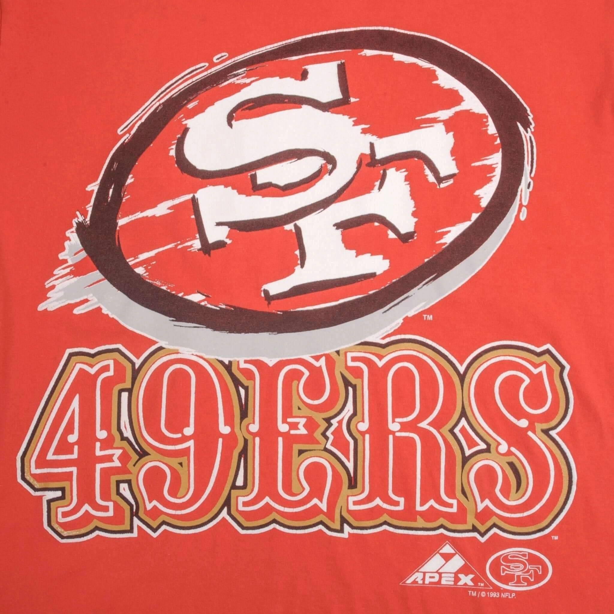 VINTAGE NFL SAN FRANCISCO 49ERS 1993 TEE SHIRT SIZE MEDIUM MADE IN USA